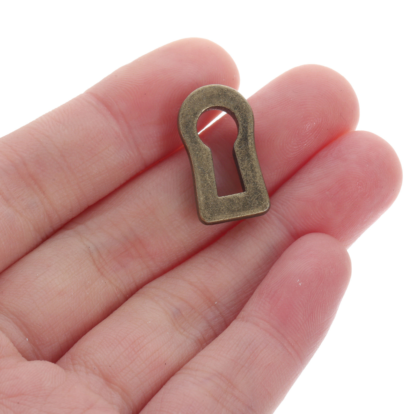 Furniture Hardware Supplies - 12 Pezzi Copri Serratura Ovali in