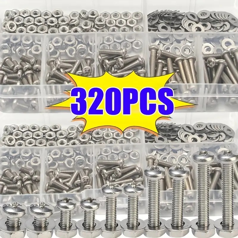 Furniture Hardware Repair - Set di dadi e bulloni esagonali