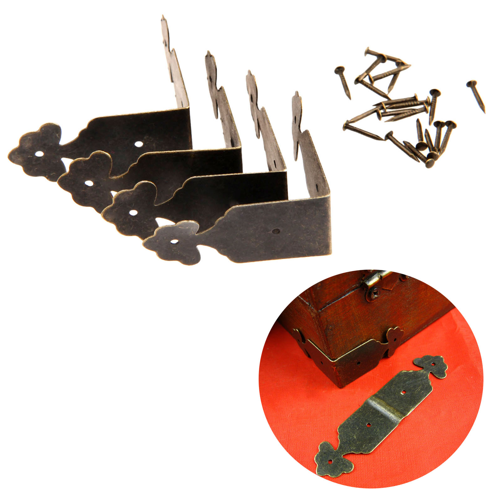 Furniture Hardware Nails - 4 Pcs Decorativo Salva Angolo per