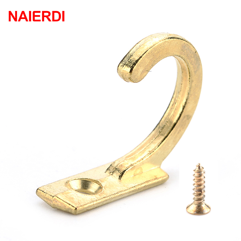 Furniture Hardware Supplies - NAIERDI 10PCS Piccolo Antico Ganci Appendiabiti
