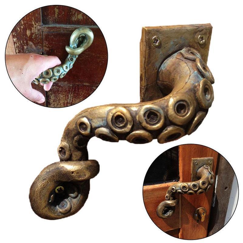 Furniture Hardware Supplies - Pomello per porta Vintage Octopus gancio