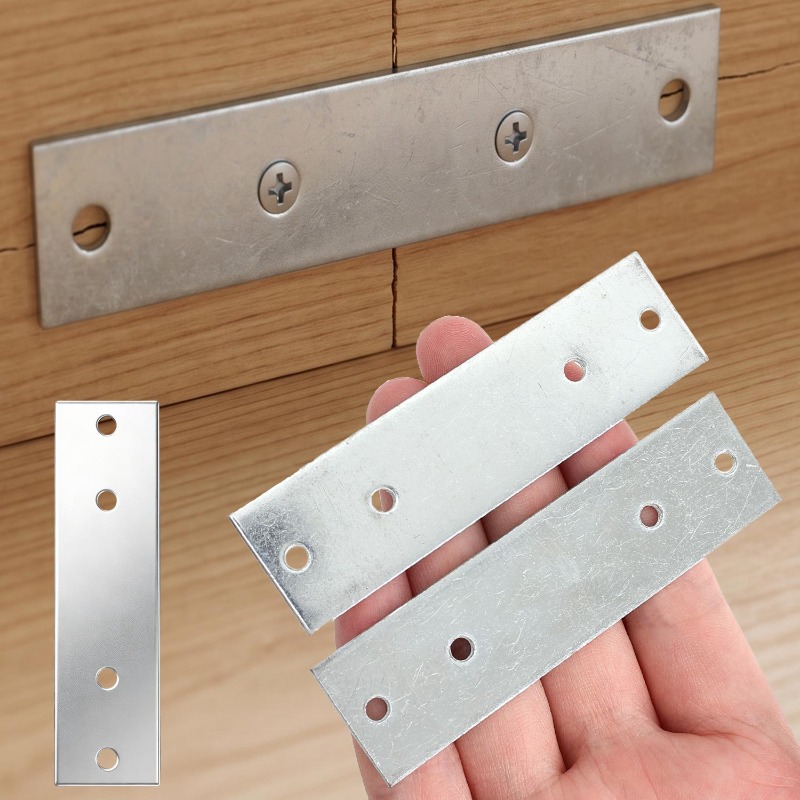 Furniture Hardware Supplies - 6/1 Pezzi Staffe Diritte Robuste in