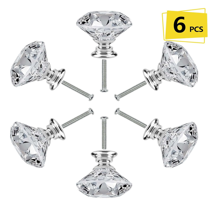Furniture Hardware Supplies - Set di 6 pomelli per armadietto