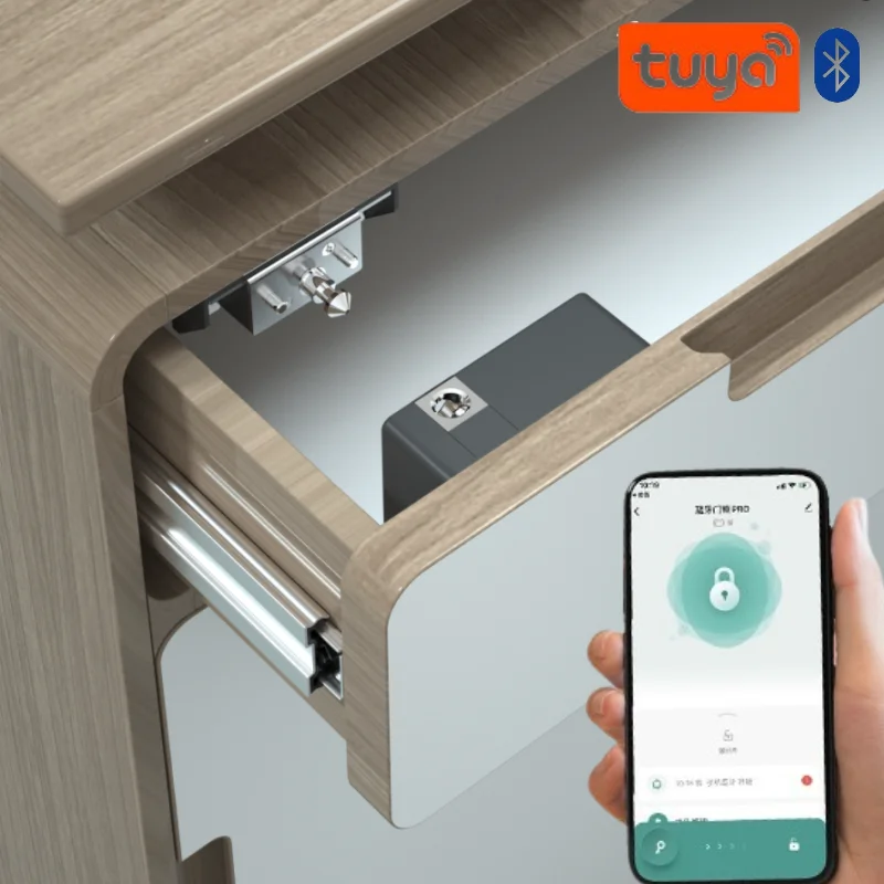 Furniture Hardware Supplies - Tuya Smart Cabinet Door Lock Serratura