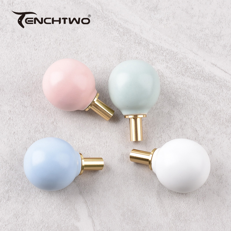 Gancio rotondo in ceramica gan - Furniture Hardware Supplies recensione e prezzo