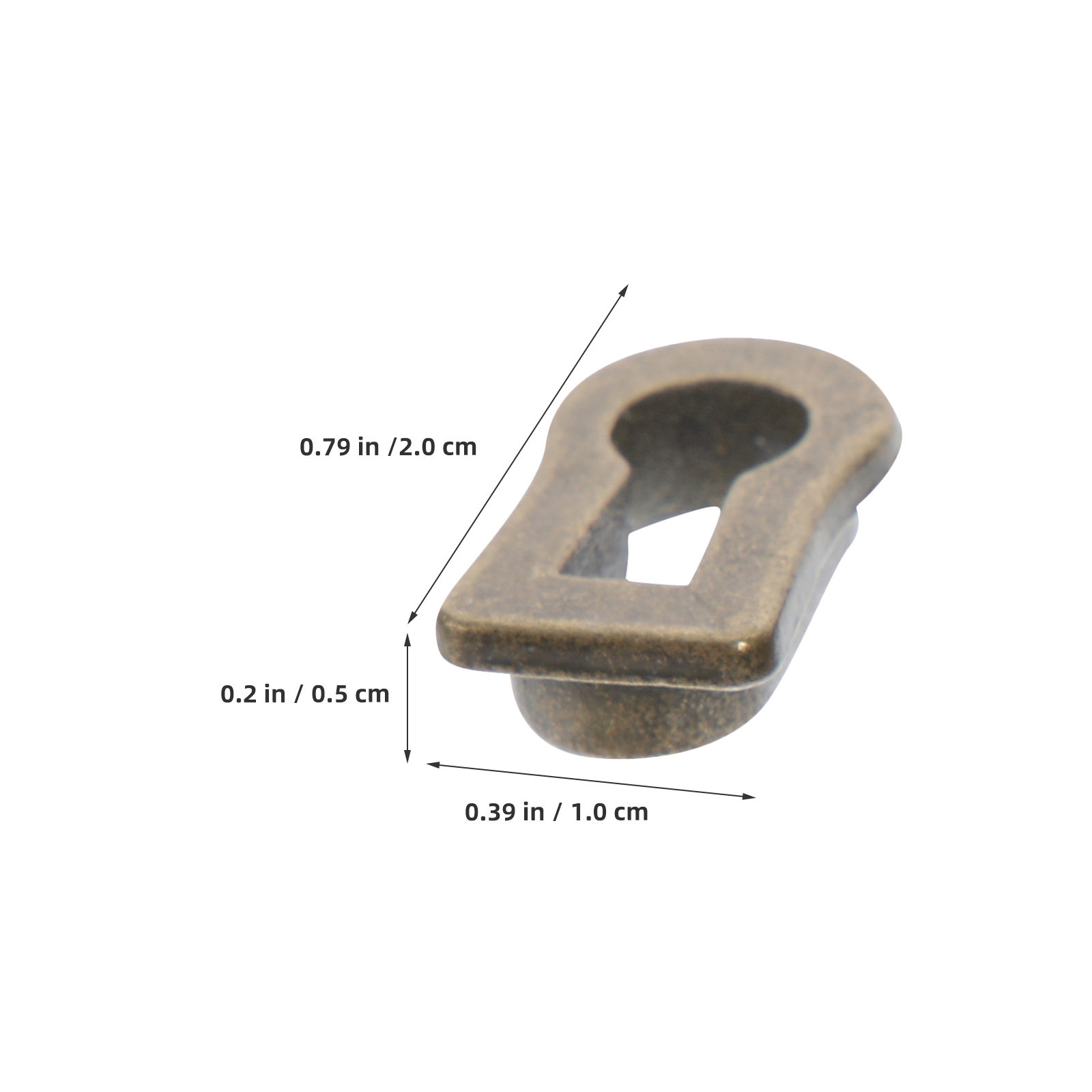 12 Pezzi Copri Serratura Ovali - Furniture Hardware Supplies recensione e prezzo