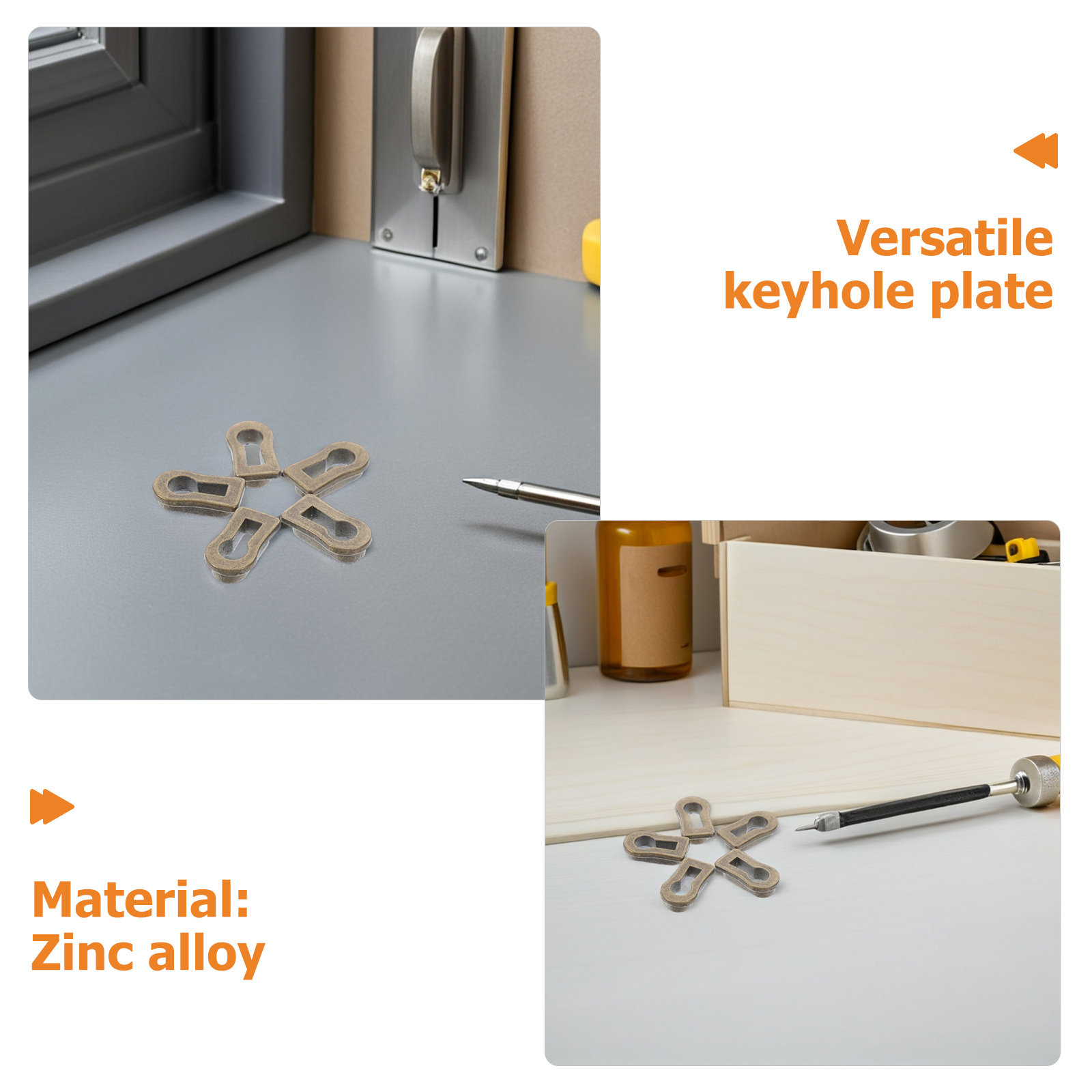 12 Pezzi Copri Serratura Ovali - Furniture Hardware Supplies recensione e prezzo