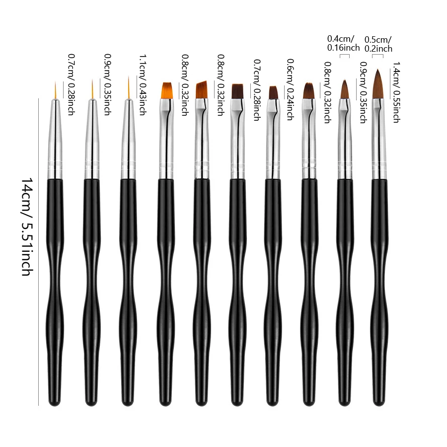 Set di pennelli per nail art c - Furniture Hardware Nails recensione e prezzo