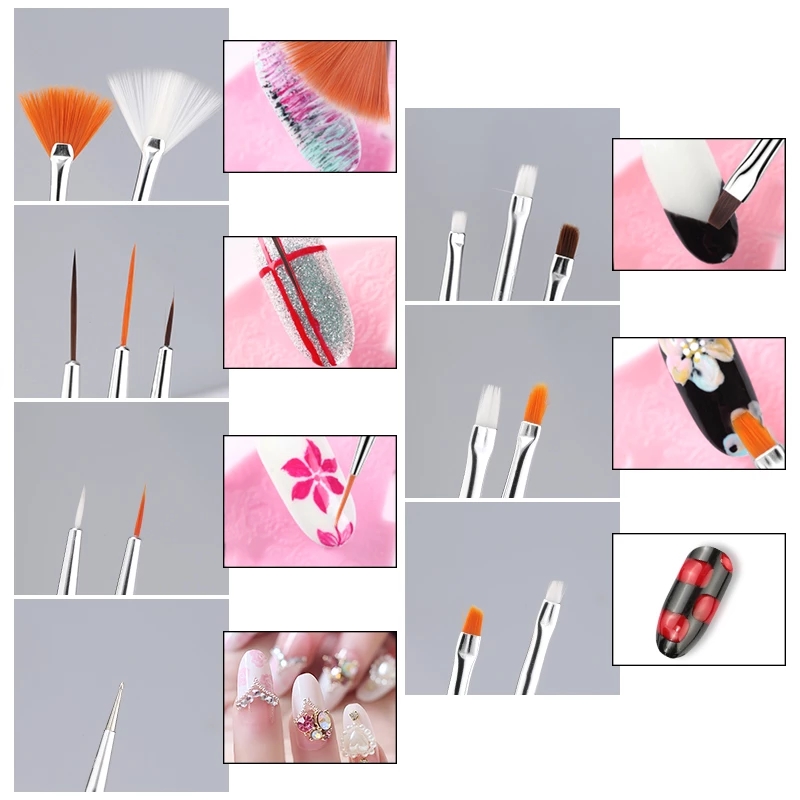 Set di pennelli per Nail Art l - Furniture Hardware Nails recensione e prezzo