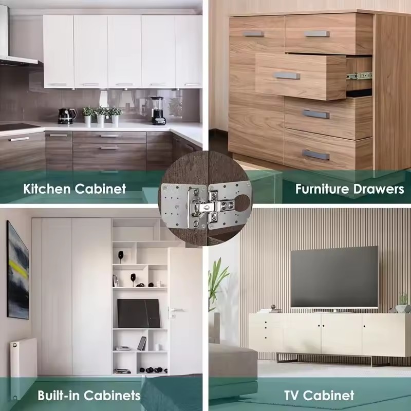 2/10 pezzi set piastra di ripa - Furniture Hardware Repair recensione e prezzo