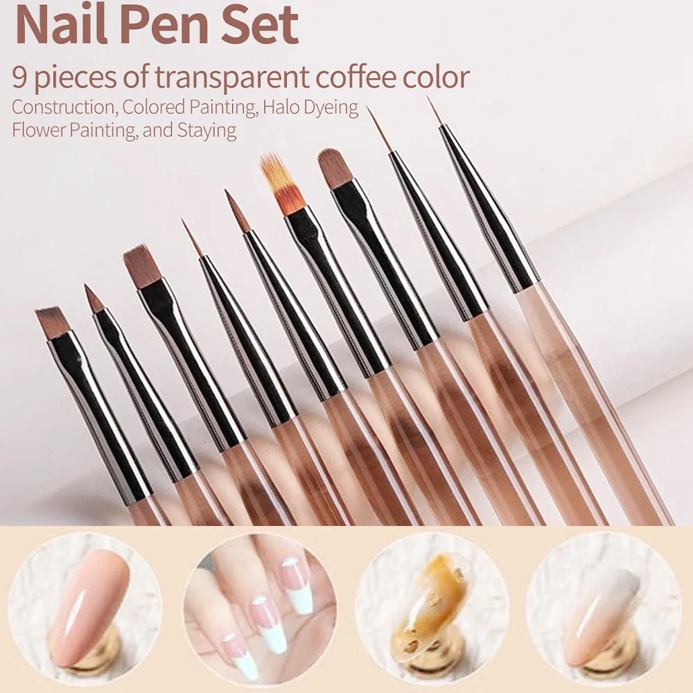 9 pezzi pennello per unghie pe - Furniture Hardware Nails recensione e prezzo