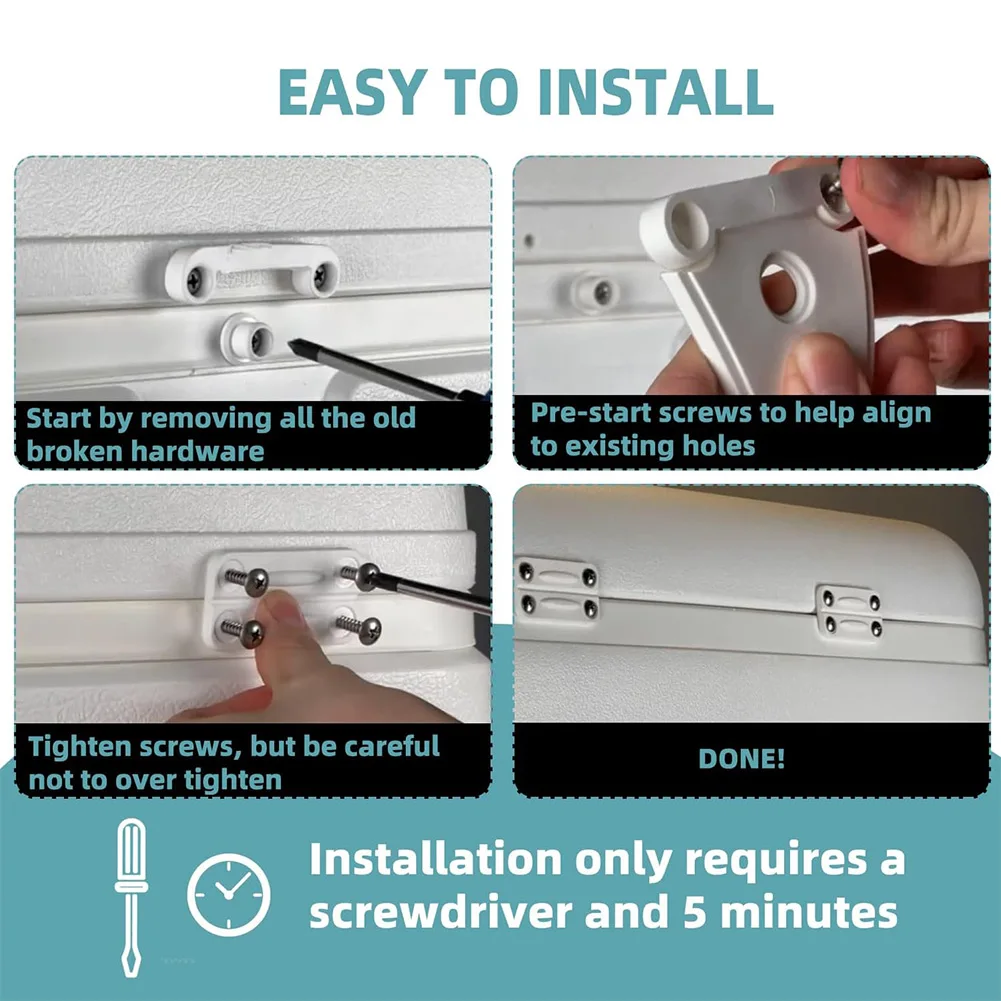 Set di ricambio con 4 cerniere - Furniture Hardware Repair recensione e prezzo