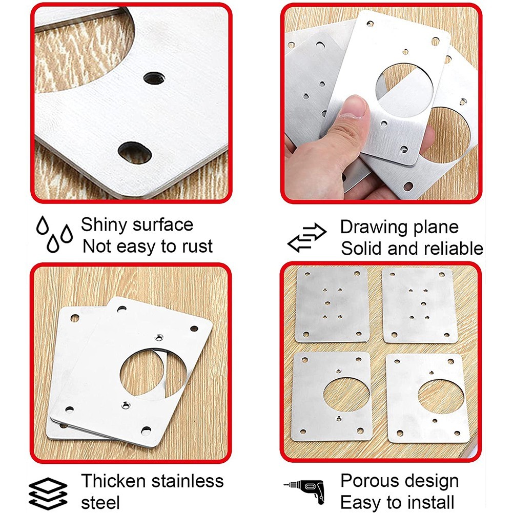 1/2/4/10 pezzi piastra di ripa - Furniture Hardware Repair recensione e prezzo